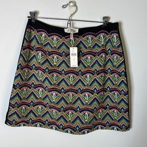 NWT beaded mini skirt from anthropologie. Size M. Brand is Ollari New York